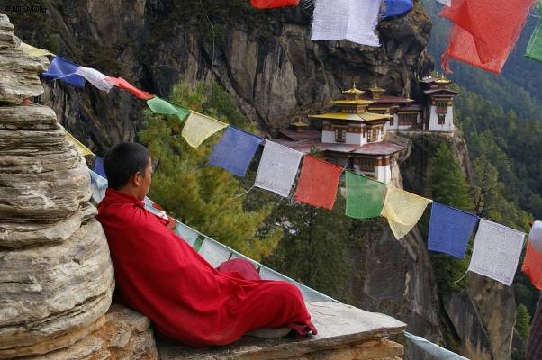 Bhutan; Paro; Tigernest (Taksang-Lhakhang)